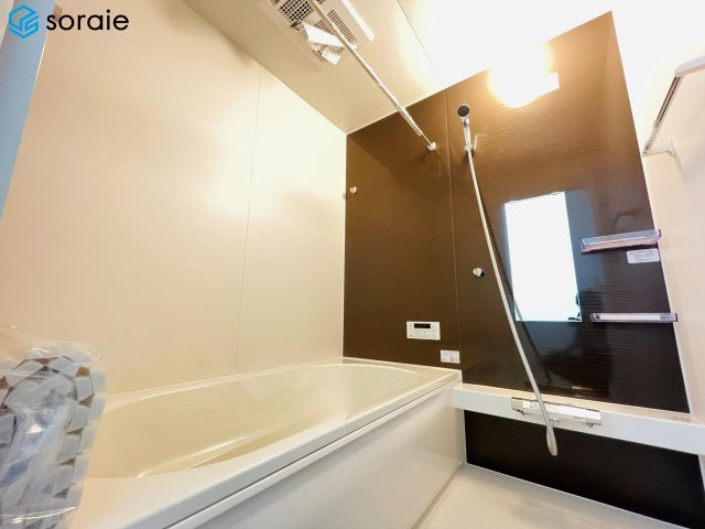 所沢市南住吉１期全２棟　新築戸建て　リガーレの浴室|4/13撮影