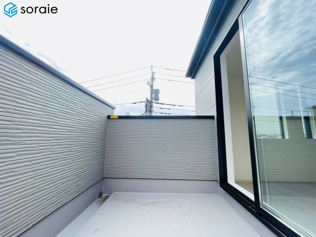 所沢市南住吉１期全２棟　新築戸建て　リガーレのバルコニー|4/13撮影