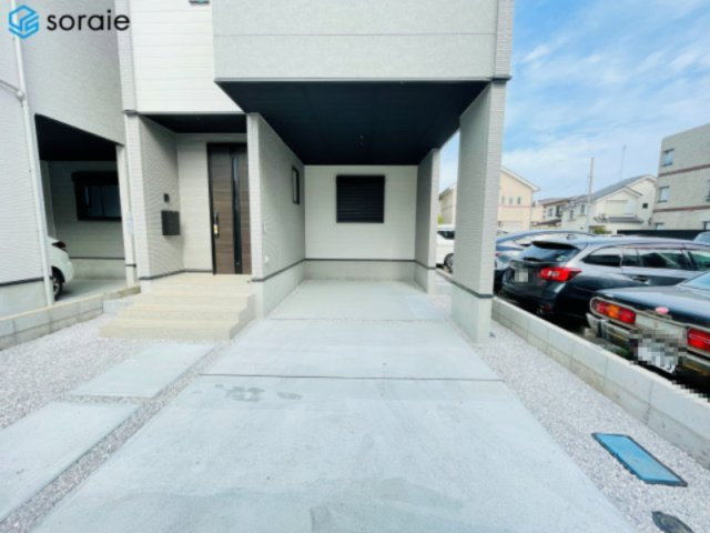 所沢市南住吉１期全２棟　新築戸建て　リガーレの駐車場|4/13撮影