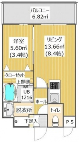 クラシックコート鳥飼の間取り