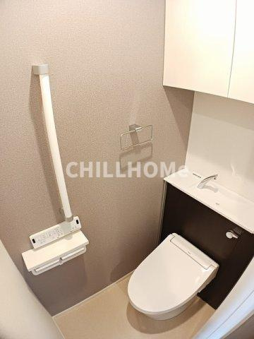 グランテラスⅢのトイレ|当社、チルホームのHPもご覧ください(^^)/物件情報多数♪