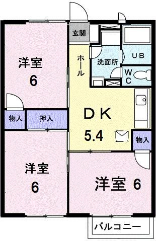 【間取り】 | エクセレントハイツⅠ
