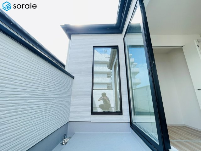 所沢市南住吉１期　全２棟　新築戸建て　リガーレのバルコニー|4/13撮影