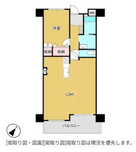 サンライフ香春口（A-2）の間取り