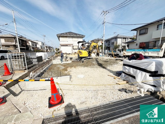 神戸市西区伊川谷町潤和　第25-1期　新築一戸建ての外観|周辺は落ち着いた街並みの住宅地！子育てがしやすい住環境です！まだ未完成ですが、現地でしかわからない事もございます。是非一度ご覧ください。