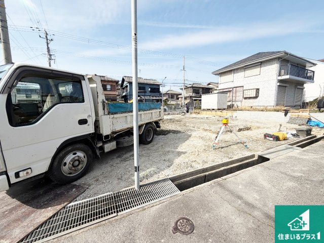 神戸市西区伊川谷町潤和　第25-1期　新築一戸建ての外観|周辺は落ち着いた街並みの住宅地！子育てがしやすい住環境です！まだ未完成ですが、現地でしかわからない事もございます。是非一度ご覧ください。