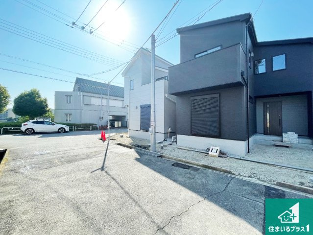 神戸市西区伊川谷町潤和　第25-1期　新築一戸建ての前面道路含む現地写真|周辺は落ち着いた街並みの住宅地！子育てがしやすい住環境です！まだ未完成ですが、現地でしかわからない事もございます。是非一度ご覧ください。