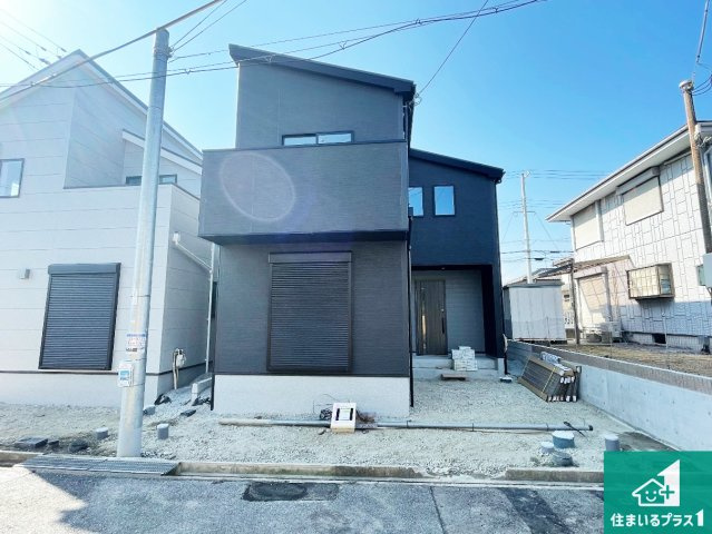 神戸市西区伊川谷町潤和　第25-1期　新築一戸建ての外観|周辺は落ち着いた街並みの住宅地！子育てがしやすい住環境です！まだ未完成ですが、現地でしかわからない事もございます。是非一度ご覧ください。