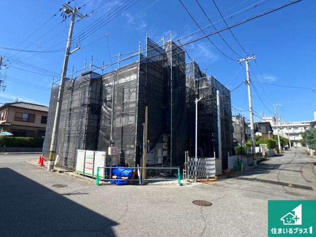神戸市西区伊川谷町潤和　第25-1期　新築一戸建ての前面道路含む現地写真|周辺は落ち着いた街並みの住宅地！子育てがしやすい住環境です！まだ未完成ですが、現地でしかわからない事もございます。是非一度ご覧ください。