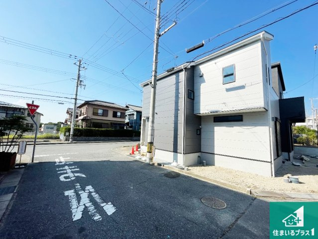 神戸市西区伊川谷町潤和　第25-1期　新築一戸建ての前面道路含む現地写真|周辺は落ち着いた街並みの住宅地！子育てがしやすい住環境です！まだ未完成ですが、現地でしかわからない事もございます。是非一度ご覧ください。