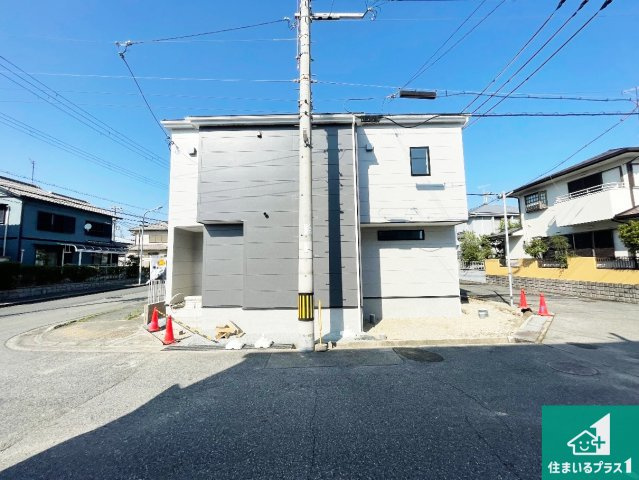 神戸市西区伊川谷町潤和　第25-1期　新築一戸建ての外観|周辺は落ち着いた街並みの住宅地！子育てがしやすい住環境です！まだ未完成ですが、現地でしかわからない事もございます。是非一度ご覧ください。