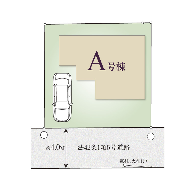 西東京市北原町2丁目　新築一戸建　西武新宿線　田無の区画図