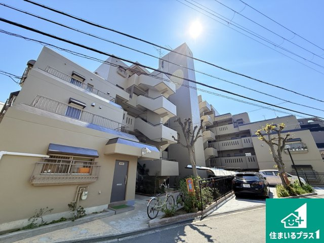 朝日プラザ帝塚山東の外観|落ち着いた雰囲気の外観です