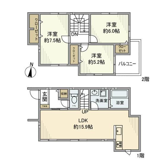 【間取り】 | 加島新田屋敷戸建
