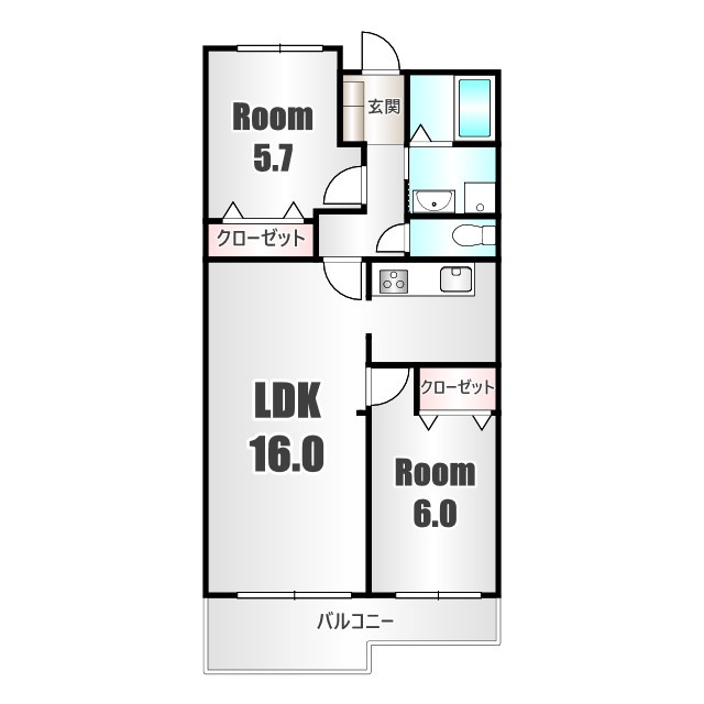 シャンドフルールの間取り|当社、チルホームのHPもご覧ください(^^)/物件情報多数♪