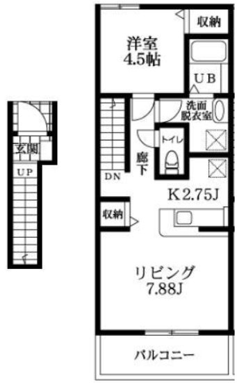 リーブルファイン松ノ木の間取り