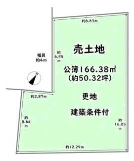 【土地図】 | 西京区下津林大般若町　建築条件付