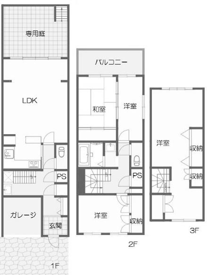 東灘区御影山手6丁目の間取り|南庭とで　のびやかな空間を生み出す、こだわりの広がりとゆとり。家族と過ごす時間を大切にしたい方にぴったりの明るくゆとりある住空間です。南側の窓からの日差しがリビングの隅々までしっかりと届きます！ 
