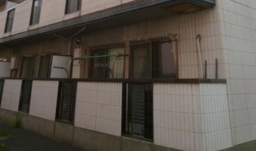 セントラルハイツいちのえのバルコニー