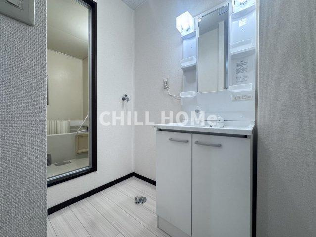 ハイツウィンディアAの洗面所|当社、チルホームのHPもご覧ください(^^)/物件情報多数♪