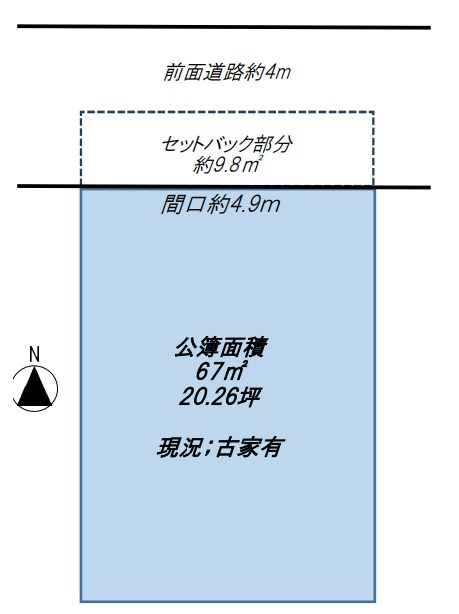 神戸市垂水区星陵台1丁目の区画図
