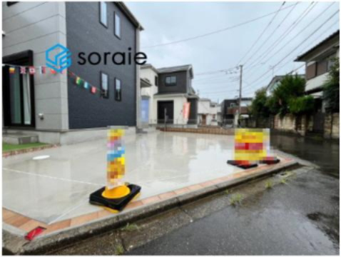 川越市中台元町全5棟　新築戸建　ハートフルタウンの駐車場|9/7　撮影