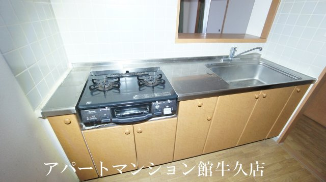 牛久ロイヤルレジデンスAⅡ型のキッチン