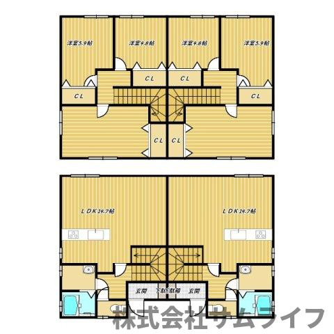 【間取り】 | フォレストTOMO4棟