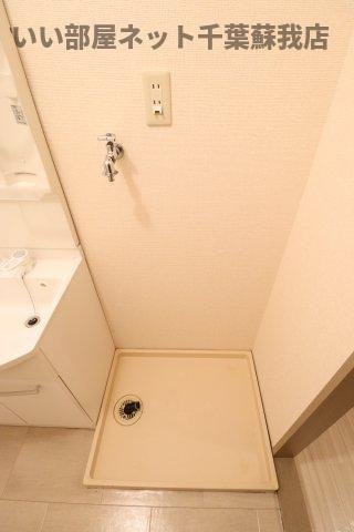 アルカディアⅤの洗面所|脱衣スペースもあります
