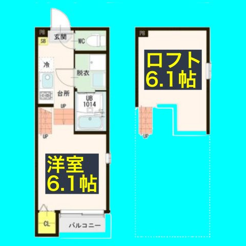 ハーモニーテラス新瑞橋Ⅱの間取り