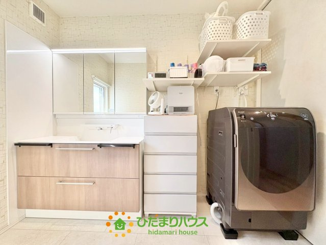 加須市下高柳　中古一戸建ての独立洗面台|2026年4月19日　撮影