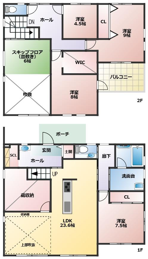 加須市下高柳　中古一戸建ての間取り|令和４年築！エコで経済的にも優しい太陽光パネル付きオール電化物件♪