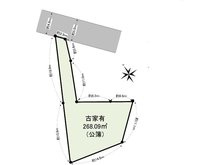 【土地図】 | 西大池１丁目　売地 | 図面と現況が異なる場合は現況を優先します