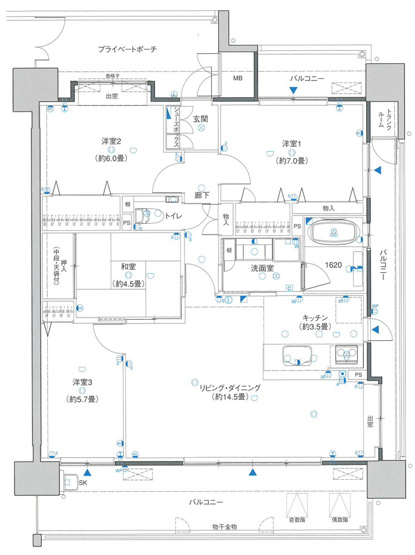 【間取り】 | ヴィークス柳井駅南