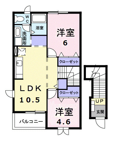 【間取り】 | ルーナⅠ