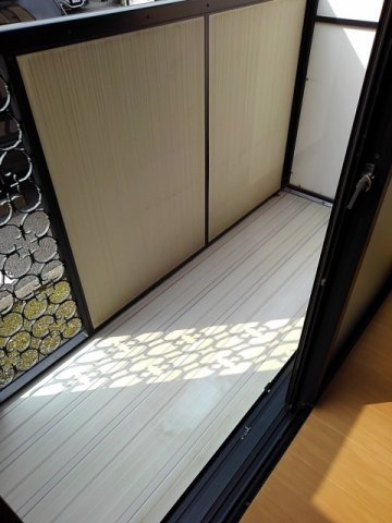 ポラリス弐番館のバルコニー