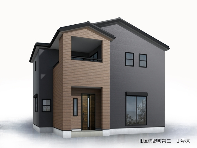 リーブルガーデン熊本市北区楠野町第二の外観パース
