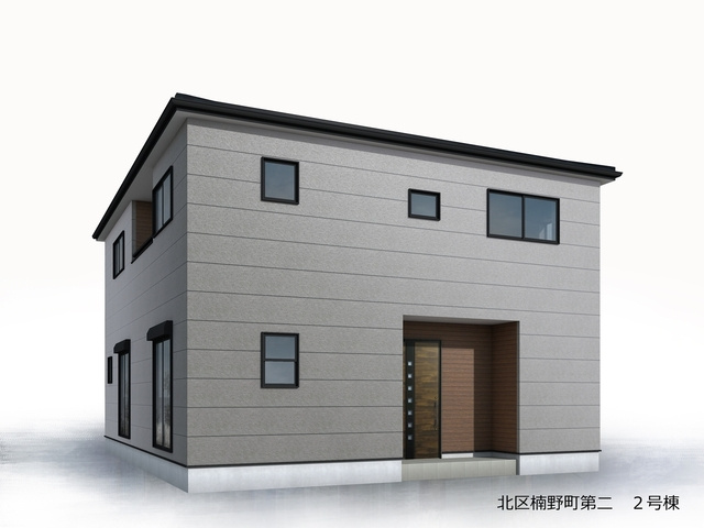 リーブルガーデン熊本市北区楠野町第二の外観パース
