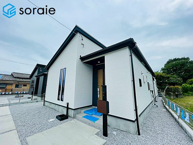 狭山市下奥富4期　新築平屋戸建て　全2棟　1号棟　グラファーレの外観|2026/7.6撮影