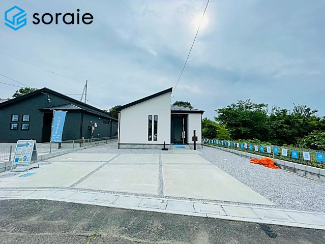 狭山市下奥富4期　新築平屋戸建て　全2棟　1号棟　グラファーレの外観|2026/7.6撮影