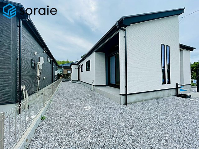 狭山市下奥富4期　新築平屋戸建て　全2棟　1号棟　グラファーレの庭|2026/7.6撮影
