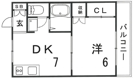 ロビンハイツの間取り