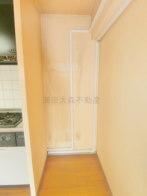 ニュー千鳥町マンションのキッチン|冷蔵庫置き場