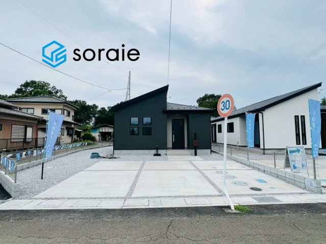 狭山市下奥富4期　新築平屋戸建て　全2棟　2号棟　グラファーレの駐車場|7/5　撮影