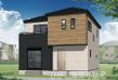 茅ヶ崎市第芹沢　新築戸建　全４棟　の外観パース|１号棟イメージパスですので実際のものと多少異なります　