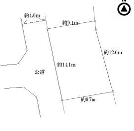 平塚市大神3丁目　売地　の土地図|土地図