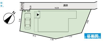 藤沢市辻堂元町３丁目　中古戸建の区画図|区画図