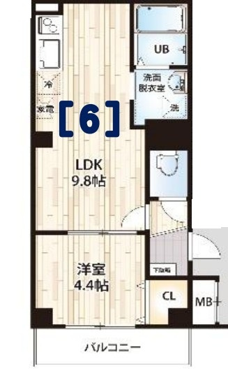 ソリティア都島の間取り
