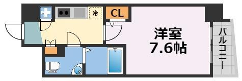 ラシュレエグゼ本町の間取り