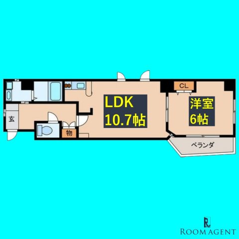AHマンション泉の間取り